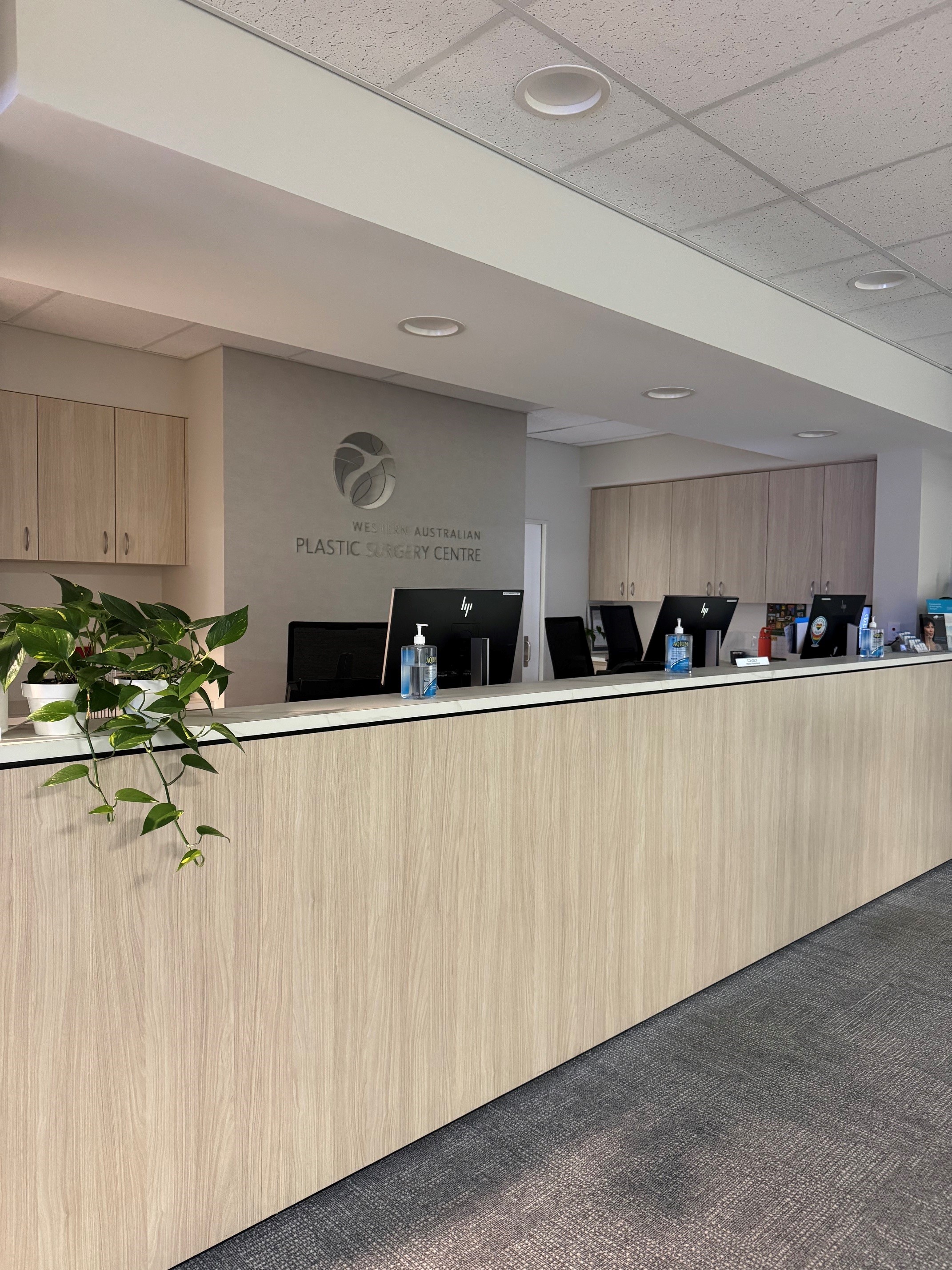 Reception area at Dr Vij's practice